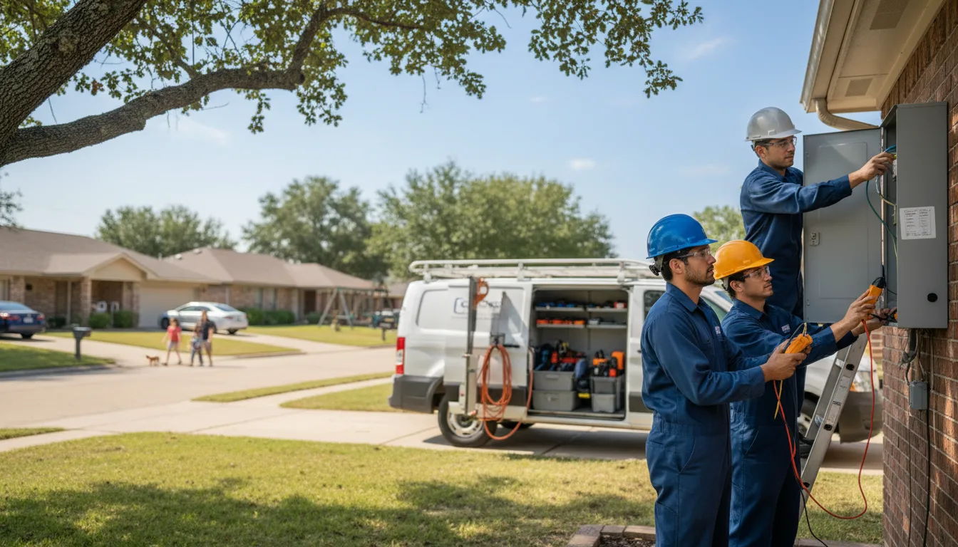 Certified electrician providing emergency electrical services in Mcclellanville, SC